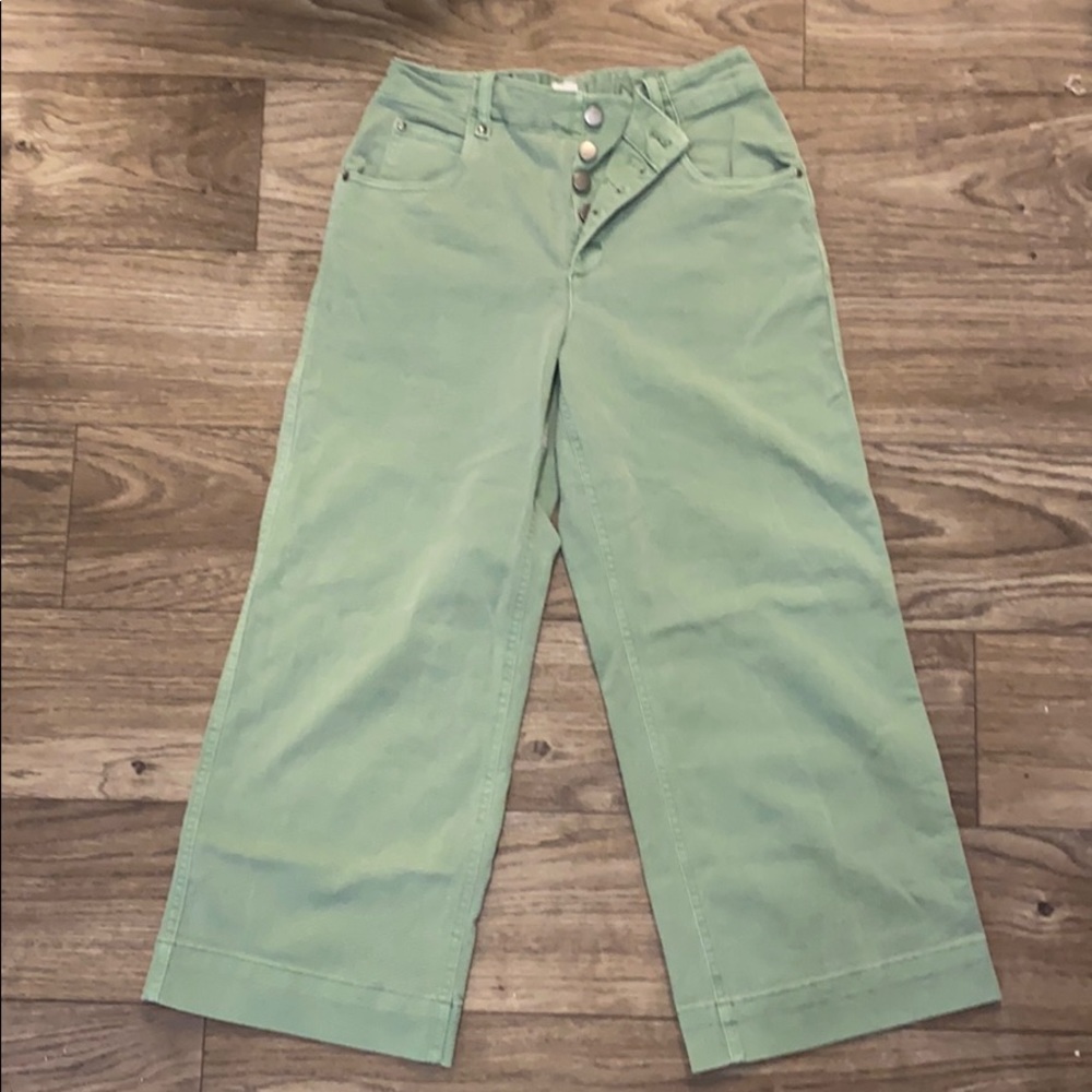 Gap Wide Leg Cropped Pants
